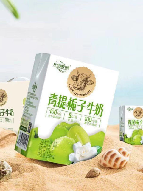 光合颜究所 白桃茉莉牛奶200ml*6 (1 per case)