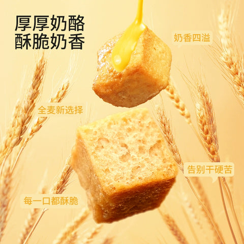 食验室 全麦面包丁(咖啡味)120g/袋 (20 per case)