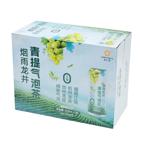 金汇源泉 葡香龙井青提气泡茶315ml (20 per case)