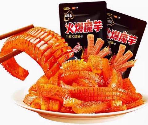 盐津铺子 大魔王火爆魔芋三养火鸡酱味15g*20 (18 per case)