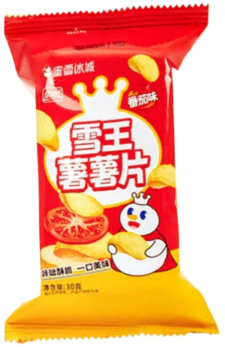 蜜雪冰城 雪王薯薯片番茄味30g*5 (14 per case)