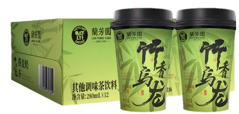Oatly 竹香乌龙燕麦奶茶280ml (12 per case)