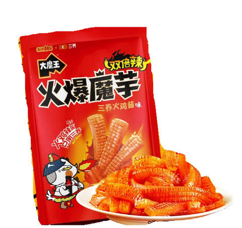 盐津铺子　大魔王火爆魔芋丝三养火鸡面酱味（双倍辣）180ｇ(35 per case)
