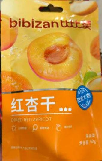 比比赞 红杏干60g (100 per case)