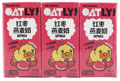 OATLY 红枣燕麦奶200ml三联包(秋冬季节品) (8 per case)