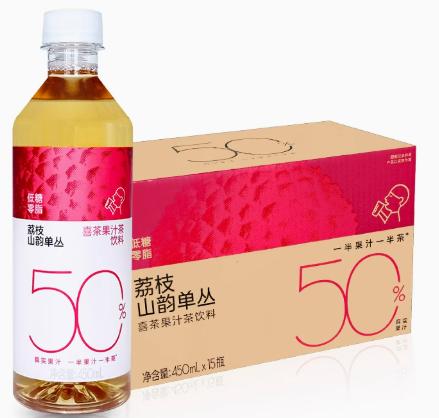 喜茶 荔枝山韵单丛果汁茶饮料450ml (15 per case)