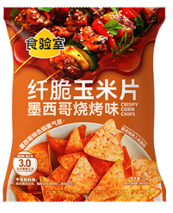 食验室  纤脆玉米片墨西哥烧烤味30g (30 per case)