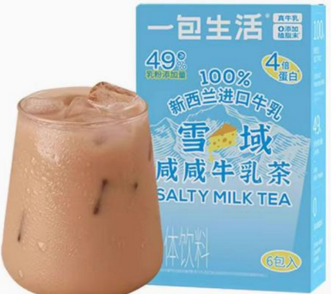 一包生活 雪域咸咸牛乳茶132g(22g*6条) (30 per case)