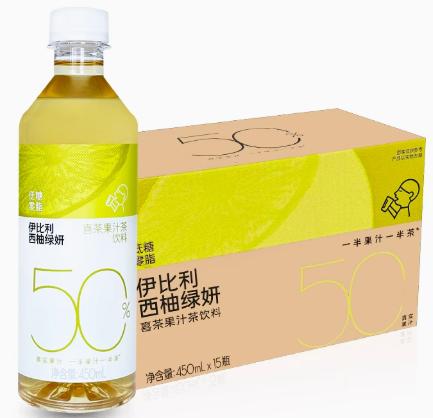 喜茶 伊比利西柚绿妍果汁茶饮料450ml (15 per case)
