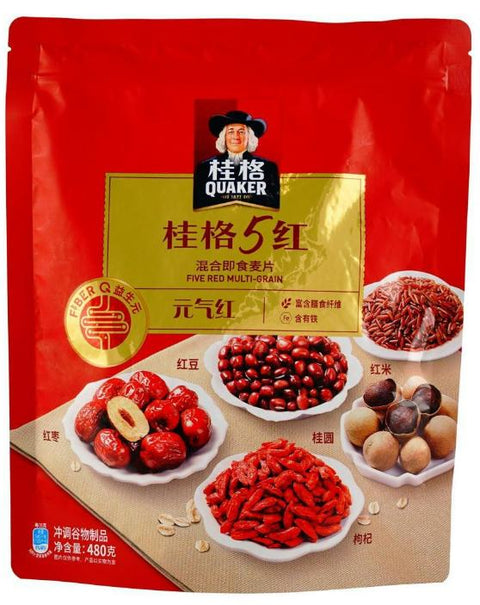 桂格 5红混合即食麦片480g (12 per case)