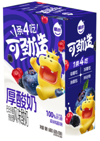 嚼绊 可劲造条状厚酸奶森林莓60g*10 (10 per case)