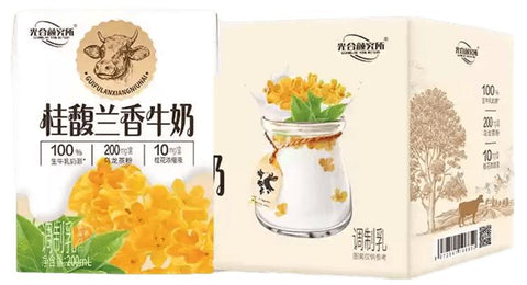 光合颜究所 桂馥兰香牛奶200ml*6 (1 per case)