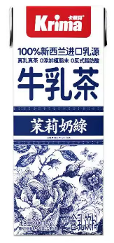卡丽玛 茉莉奶绿牛乳茶200ml*3 (8 per case)