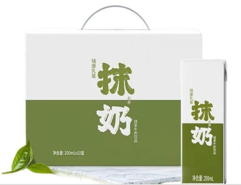 瑞康 抹茶绿茶牛奶饮品200ml*10 (1 per case)