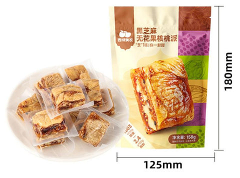 西域美农 黑芝麻无花果核桃派158g (45 per case)