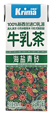 卡丽玛 海盐青砖牛乳茶200ml*3 (8 per case)