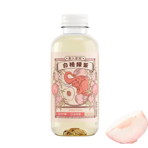 象入茶林   白桃绿茶520ml(15 per case)