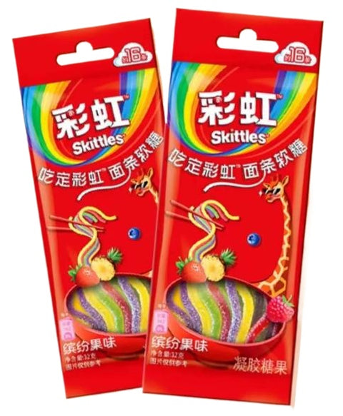 彩虹糖 面条软糖缤纷果味32g*6 (16 per case)