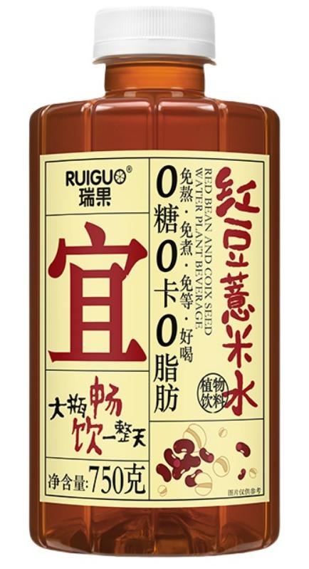瑞果 宜红豆薏米水植物饮料750g (12 per case)