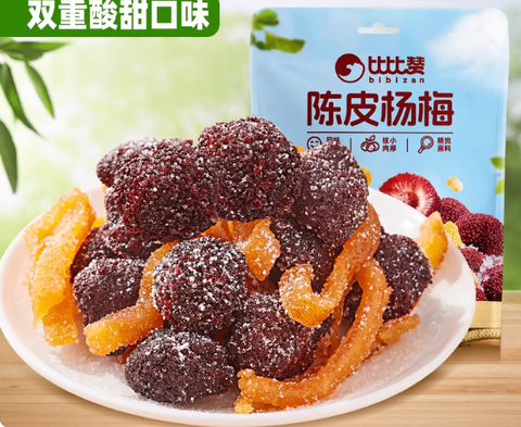 比比赞 陈皮杨梅蜜饯80g (50 per case)