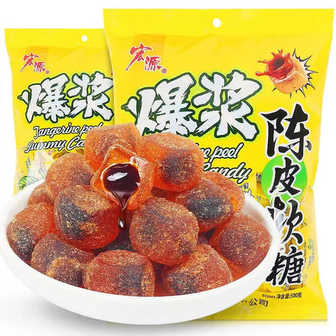 宏源   爆浆陈皮软糖500g (20 per case)