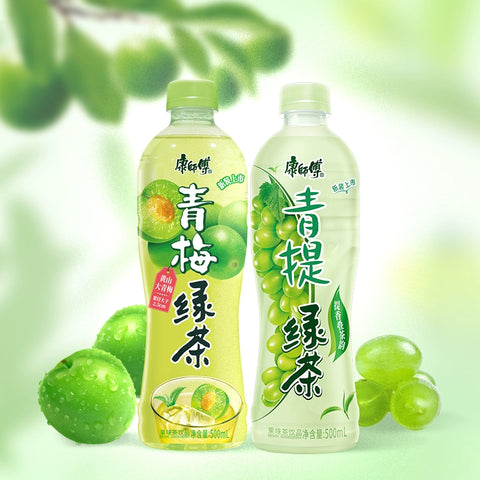 康师傅 青梅绿茶500ml (15 per case)