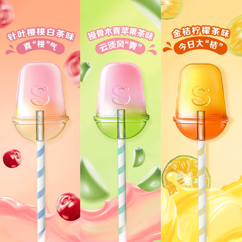 彩虹糖 特调棒棒糖满杯果茶味54g（32 per case）