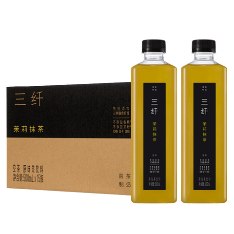 喜茶空茶 三纤茉莉抹茶 500ml (15 per case)