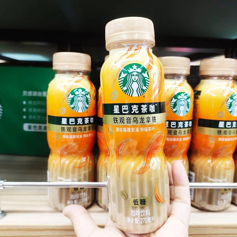 星巴克茶咖 铁观音乌龙拿铁270ml (15 per case)