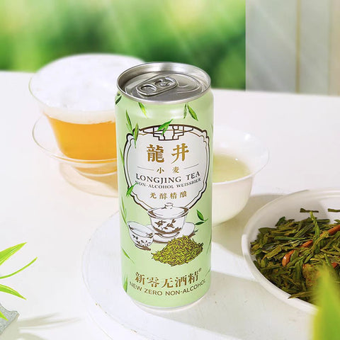 新小零 龙井风味无醇精酿小麦啤酒330ml (24 per case)