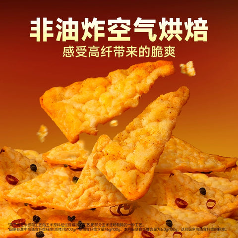 食验室 纤脆玉米片香辣江西小炒味16g