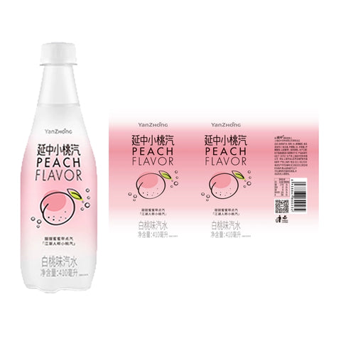延中 小桃汽410ml (12 per case)