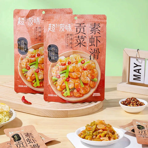 超友味 素虾滑贡菜100g