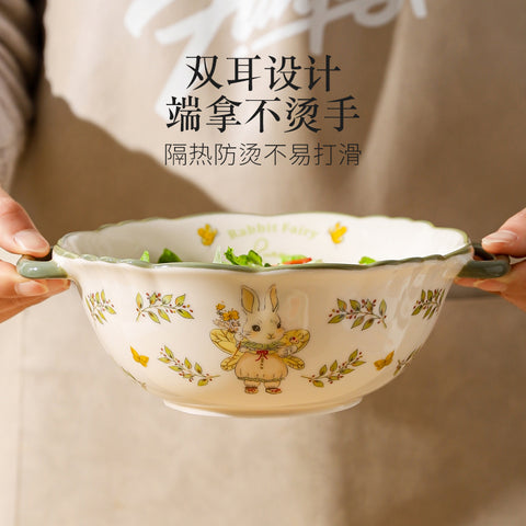川岛屋 兔仙子双耳汤锅系列棕色款