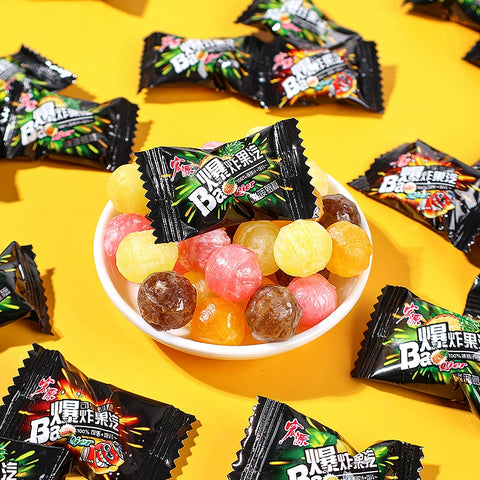 宏源   爆炸果汽可乐味硬糖350g (24 per case)