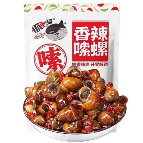 抓鱼的猫 嗦螺(麻辣味)168g (30 per case)