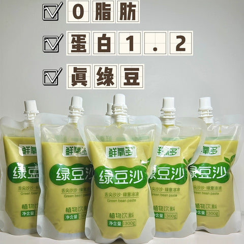 鲜氧多 绿豆沙300g (24 per case)