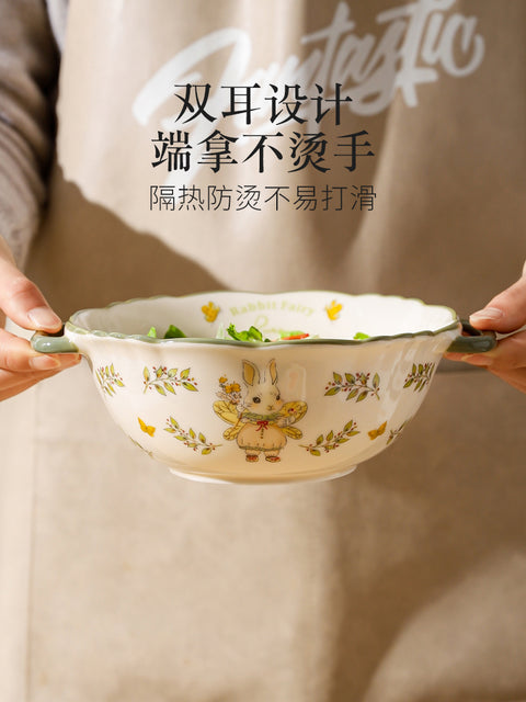 川岛屋 兔仙子双耳汤锅系列绿色款