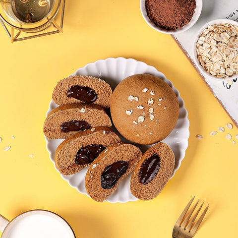 暴肌独角兽 全麦麸五黑紫米欧包奶酪味400g (12 per case)