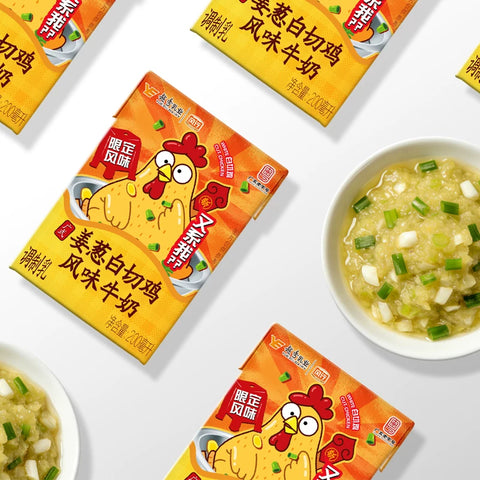 风行牛奶 姜葱白切鸡风味牛奶1200ml（1 per case）