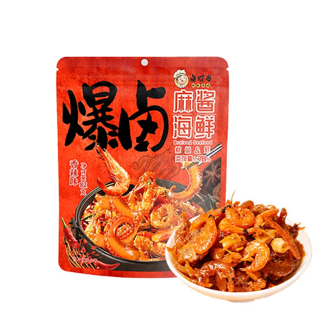 卤叮当 麻酱海鲜原味82g (20 per case)