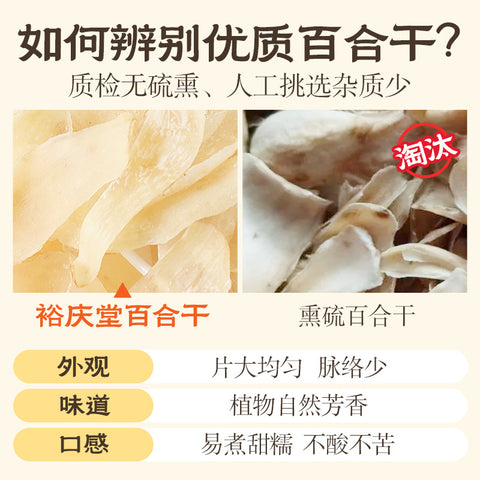 裕庆堂 兰州甜百合（罐装)150g (50 per case)