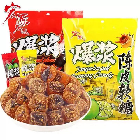 宏源   爆浆陈皮软糖500g (20 per case)