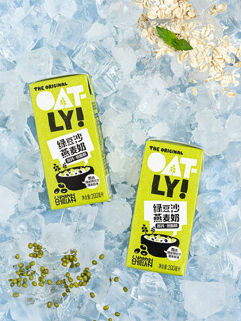 0ATLY 绿豆沙味燕麦奶200ml*3连包 (8 per case)
