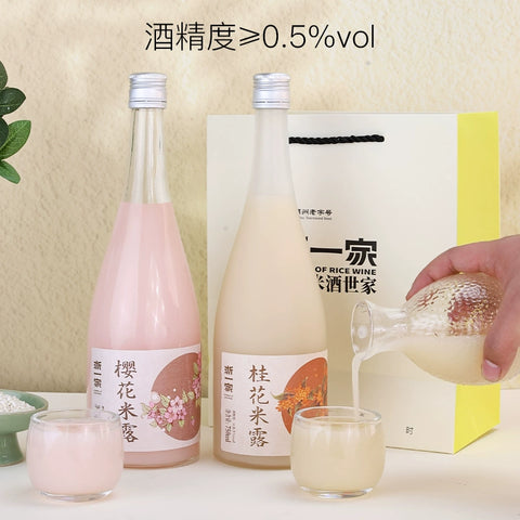 浙一家 鲜酿桂花米露375ml (12 per case)