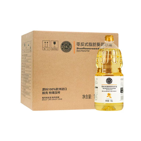 胖东来 零反式脂肪酸葵花籽油1.8L (6 per case)