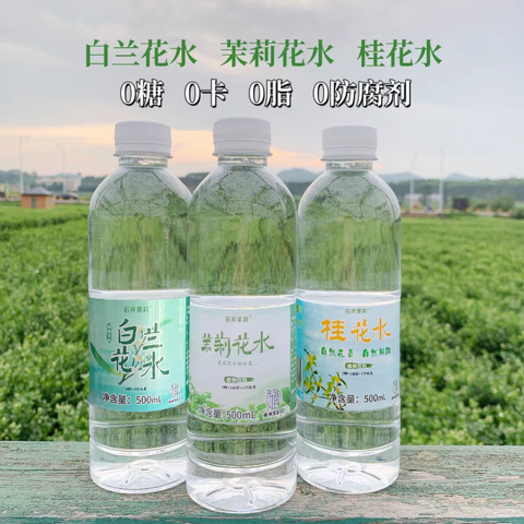 石井茉莉 白兰花水饮料 500ml(9 per case)