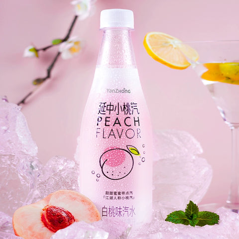 延中 小桃汽410ml (12 per case)