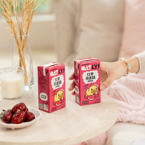 OATLY 红豆燕麦奶200ml三联包(秋冬季节品) (8 per case)