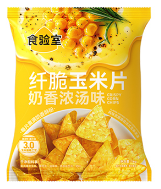 食验室  纤脆玉米片纤脆奶香浓汤味30g (30 per case)